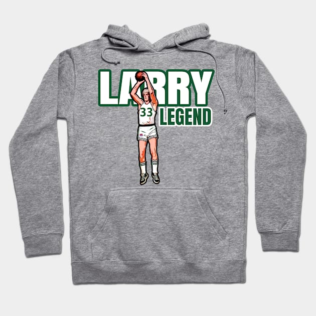 Celtics Larry Legend 33 Hoodie by Gamers Gear